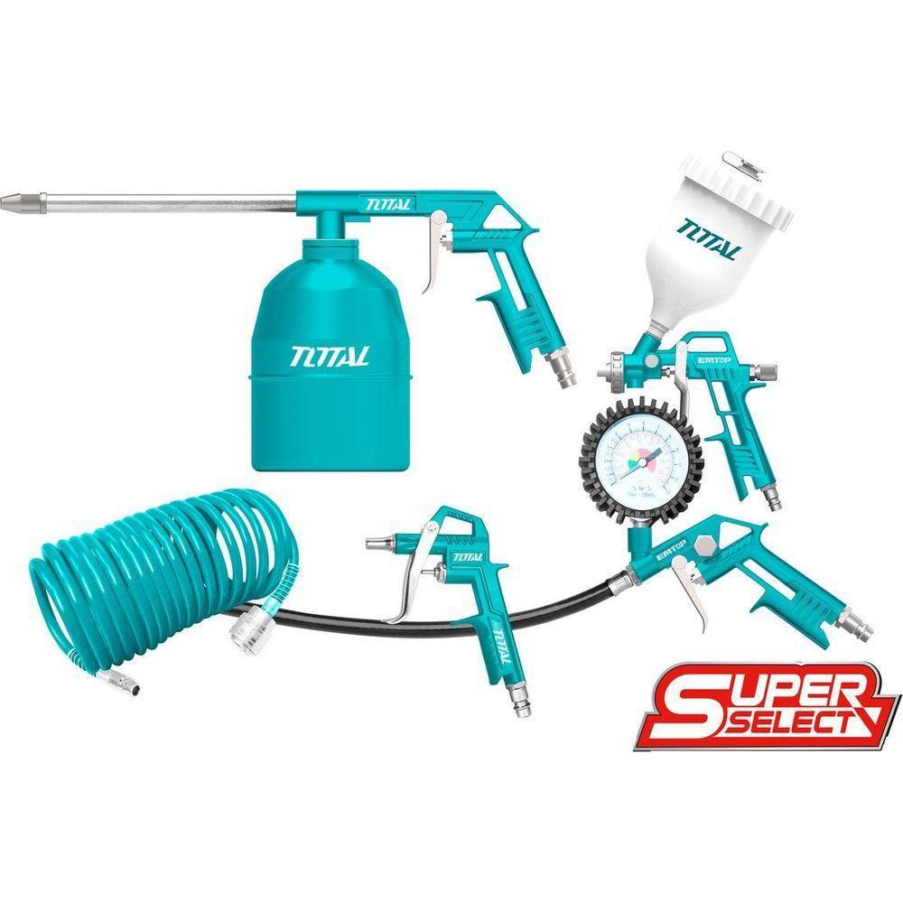 Total TATK053-3 5pcs Pneumatic / Air Tool Set | Total by KHM Megatools Corp. Total TATK053-3 5pcs Pneumatic / Air Tool Set | Total by KHM Megatools Corp.